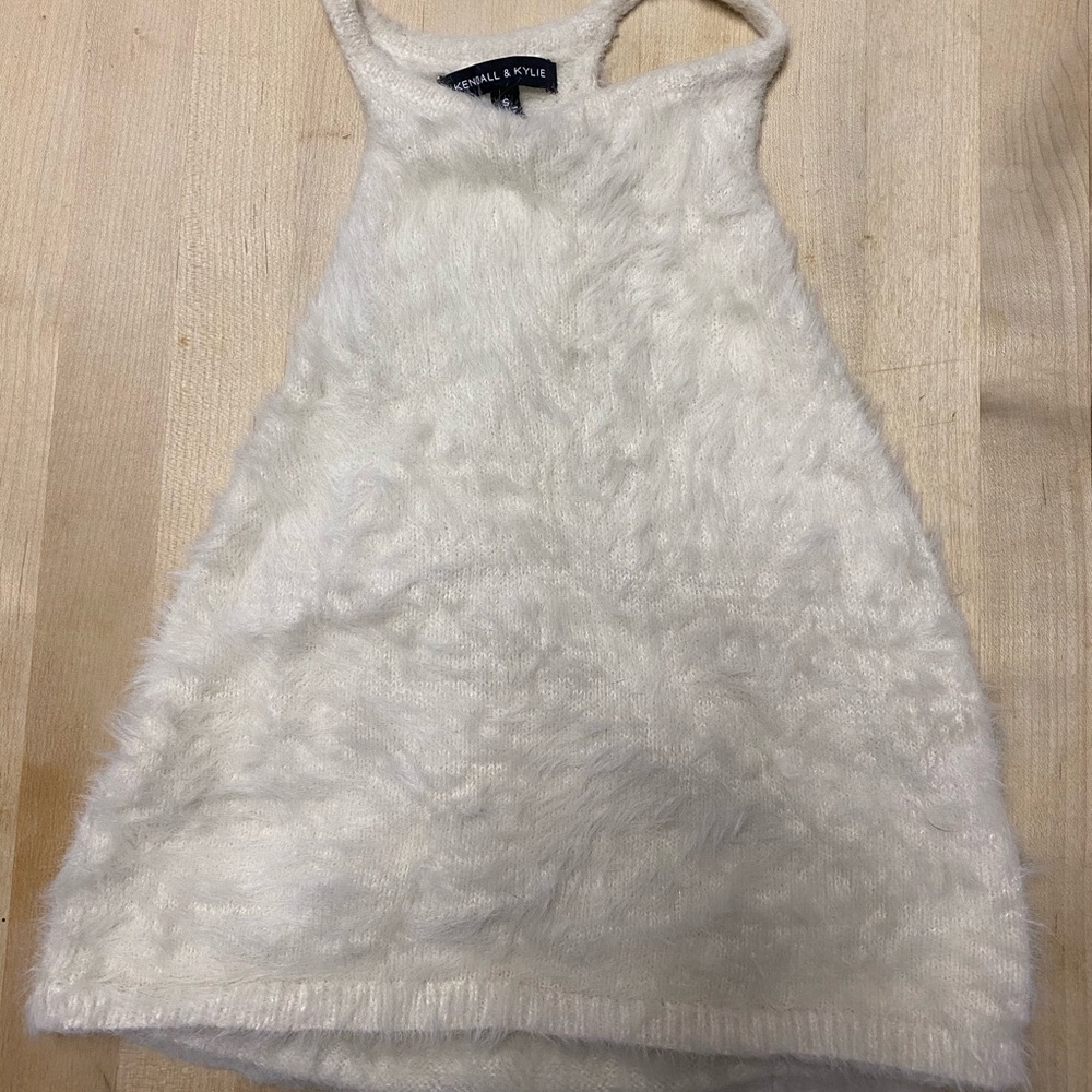 Kendall & Kylie Sweater Crop Tank Top